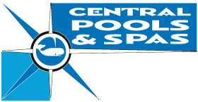 Central Pools and Spas Logo Tent Sale